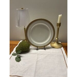 Jean Pouyat Limoges France Athena Gold Greek Key Porcelain Bread Butter Plate